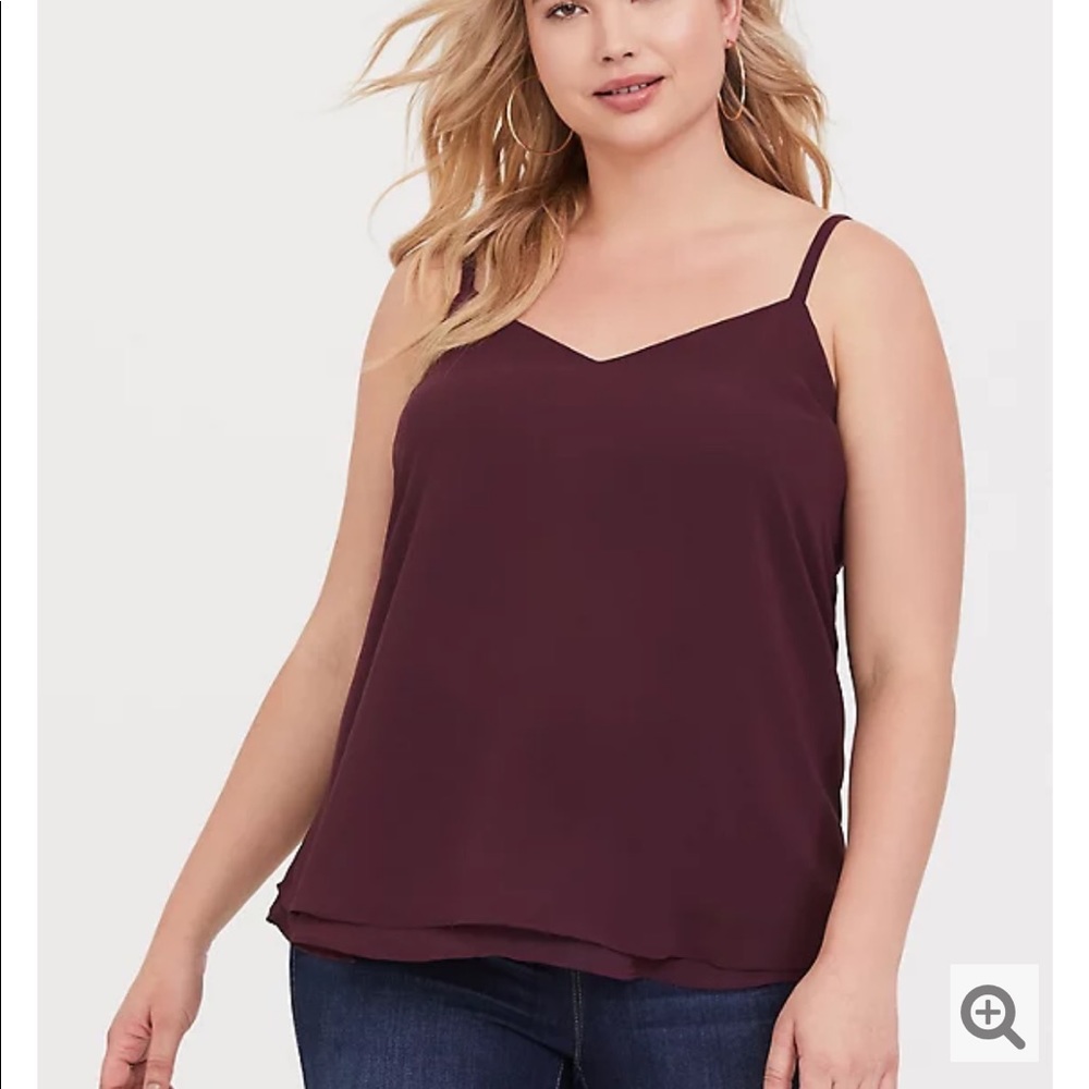 Sophie Chiffon Double Layer Swing Cami